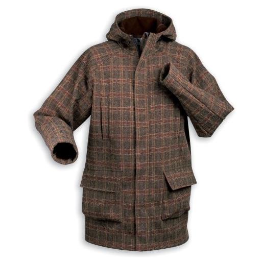Tatonka style estevan parka - cappotto in pile, da uomo, colore: marrone