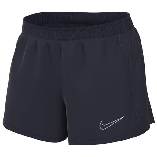 Nike knit soccer shorts w nk df acd23 - pantaloncini k, black/black/white, dr1362-010, xl