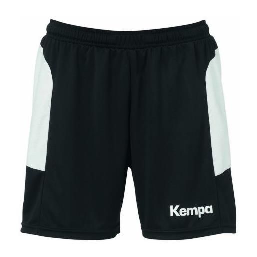 Kempa - pantaloncini tribute women, donna, shorts tribute women, nero/arancione, m