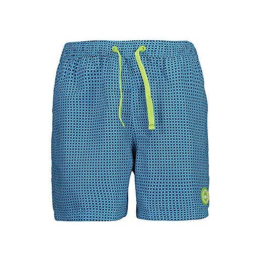 CMP jungen swimhose mit gewebtem print 30r9104, costume da bagno a pantaloncino bambino, blu navy atollo, 98