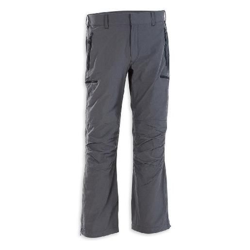 Tatonka - pantaloni stretch da uomo arle, grigio (grigio scuro), 56