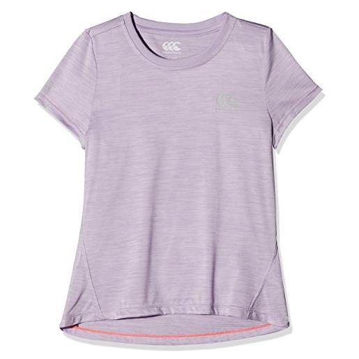 Canterbury, vapo. Dri training, t-shirt, bambina, viola (marilla lilac pastel), s