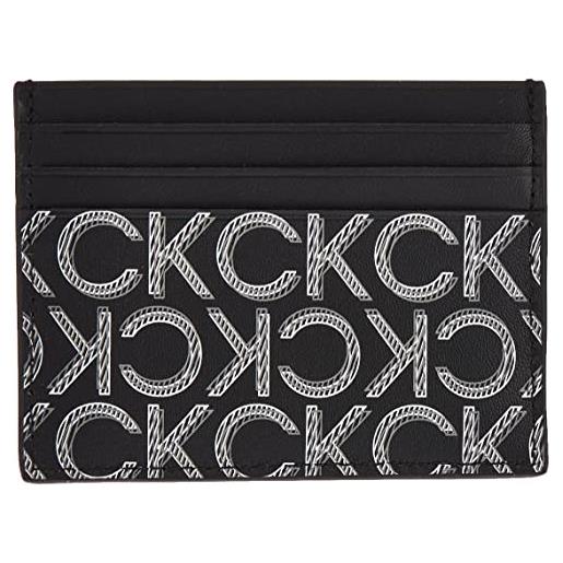 Calvin Klein porta carte di credito in pelle 10 cm