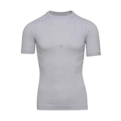 Diadora maglia intima termica manica corta hidden power ss t shirt act (s/m, white)
