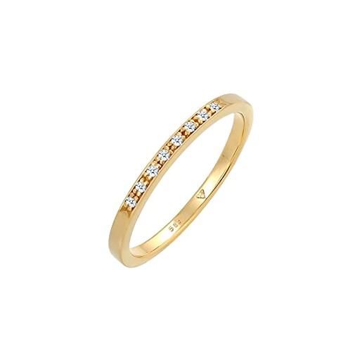 DIAMORE elli diamonds anello donne anello di fidanzamento con diamante (0,04 ct. ) in oro giallo 585