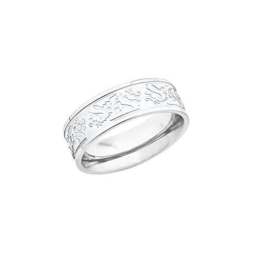 amor anello in acciaio inossidabile per uomo, argento, drago, in confezione regalo, 9834389