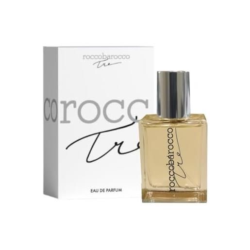Rocco Barocco roccobarocco - tre eau de parfum da donna - profumo fragranza ricercata, preziosa, di intensa raffinatezza fiorita e muschiata. Flacone da 30 ml