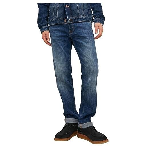 JACK & JONES jjimike jjoriginal am 355 jeans, blu denim, 36w x 32l uomo
