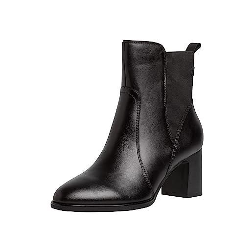 Tamaris Stivaletti Donna TOUCHit - Pelle, Tacco Piatto 4.5 Cm, Comodi E Alla Moda