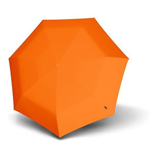 Knirps t. 200 duomatic dot, ombrello tascabile con apertura/chiusura automatica , arancione, 94 cm