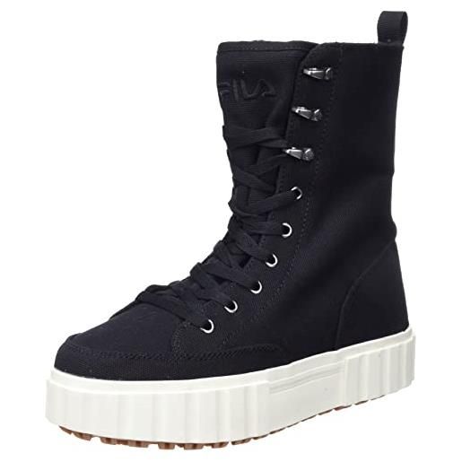 Fila sandblast high wmn, stivali alla moda donna, nero, 42 eu