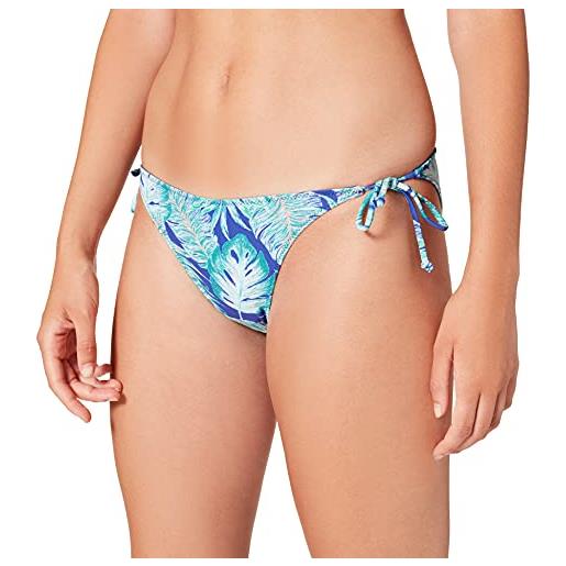 O'NEILL reversible tie side bottom, bikini donna, blue aop con verde, 36