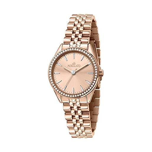 Morellato magia - orologio da donna, al quarzo, 3h, al quarzo, r0153165527, oro rosa, bracciale, oro rosa, bracciale