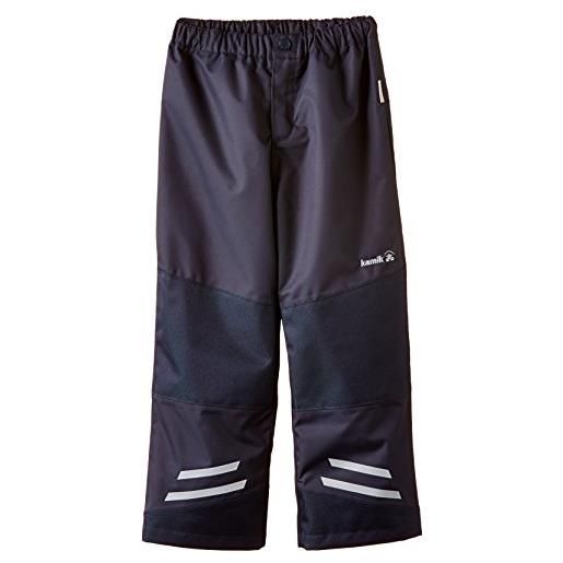 Kamik pantaloni impermeabili per bambini, bambini, regenhose, nero, 152