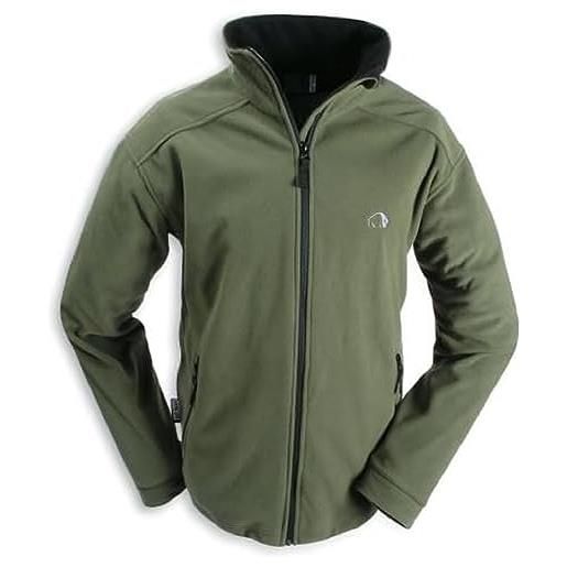 Tatonka tech norton jacket - giacca in pile, da uomo, colore: verde oliva scuro