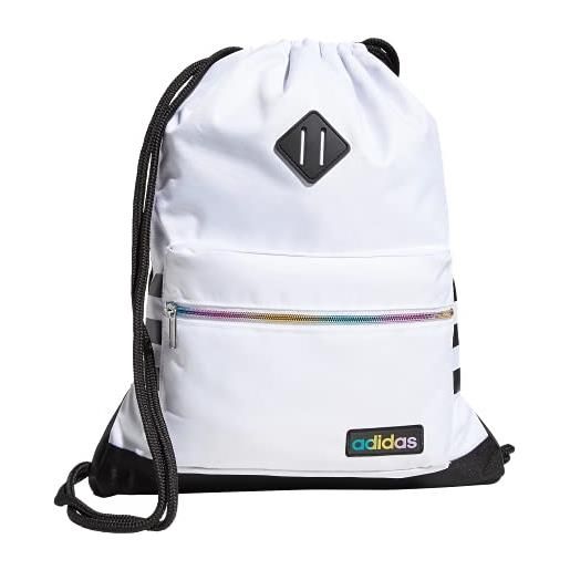 adidas classic 3s sackpack, wh/bk/argento/arcobaleno