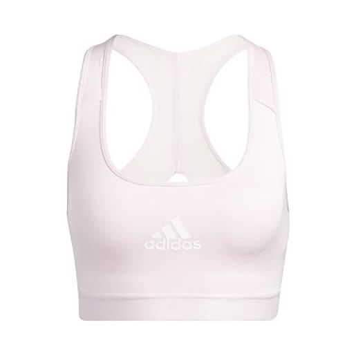 Adidas hc7838 pwr ms reggiseno sportivo donna clear pink taglia sdd