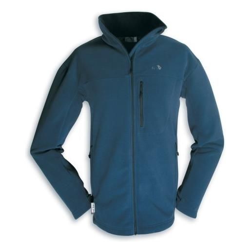 Tatonka essential craig jacket - giacca in pile, da uomo, colore: blu scuro