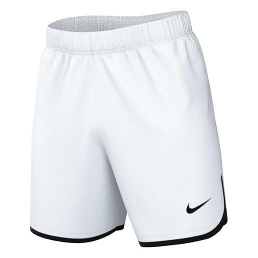 Nike m nk df lsr v short w pantaloni, rosso university/bianco/bianco, s uomo