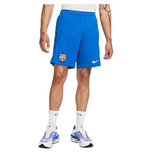 Nike barcelona fc dx2707-463 fcb m nk df stad short aw pantaloncini uomo royal blue/white 3xl