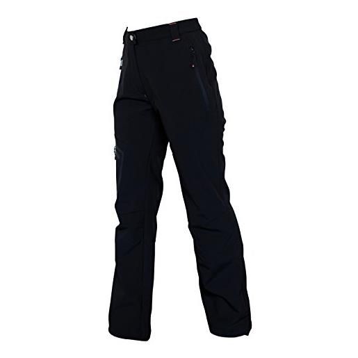DEPROC-Active - pantaloni da donna pantaloni softshell, donna, softshellhose, nero, 18