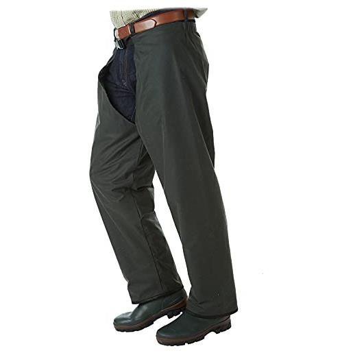 Sherwood Forest uomo perch-unisex cera pantaloni treggings, uomo, perch - unisex wax trousers, olive, 2xl