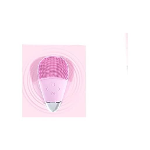 CLICLED spazzola elettrica ricaricabile pulizia viso 3 modalita massaggio vibrante e-962
