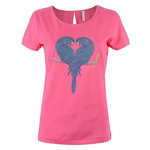 Urban Beach pink love birds, t-shirt donna, 14