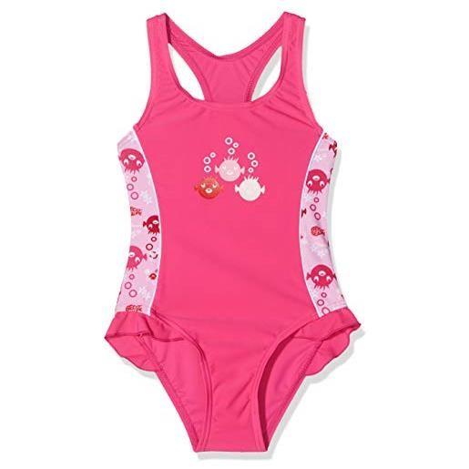 Beco Baby Carrier beco, costume da bagno intero bambina, con protezione uv, rosa (pink), 128 cm