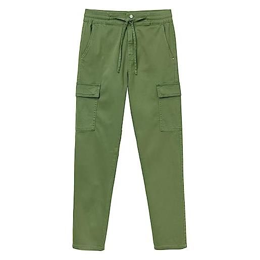 United Colors of Benetton pantalone 45ezdf03o, grigio verde 8k7, 48 donna