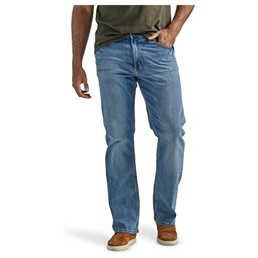 Wrangler Authentics wrangler men's authentics premium relaxed boot cut jean, tinted mid shade, 40w x 30l