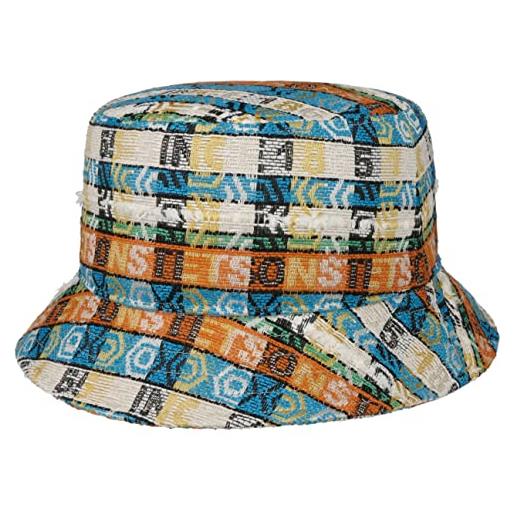 Stetson cappello di tessuto jacquard bucket donna/uomo - made in the eu da sole pescatore estivo con fodera, fodera primavera/estate - s (54-55 cm) a colori