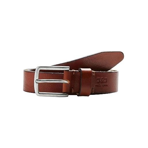 JACK & JONES jjilee leather belt noos, cintura uomo, nero (black), 95 cm (taglia produttore: 95)