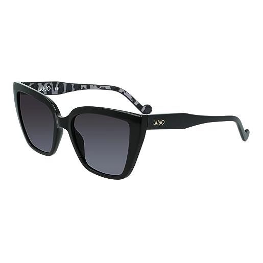 Liu Jo Jeans liu jo lj749s 47500 001 black sunglasses unisex polycarbonate, standard, 53 occhiali, donna
