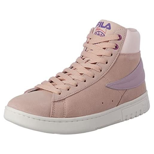 Fila highflyer s mid wmn scarpe da ginnastica da donna, rosa (peach whip), 39 eu