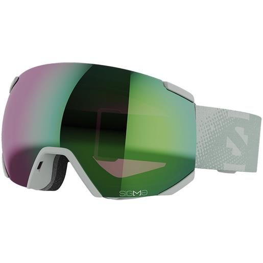 Salomon radium sigma ski goggles bianco emerald/cat3