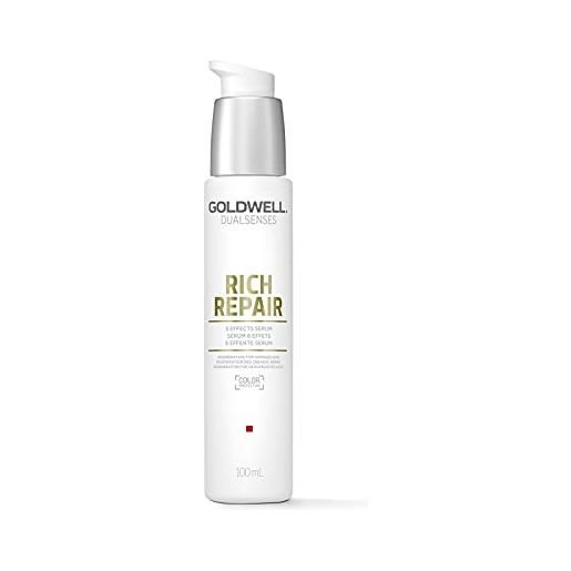 Goldwell dualsenses rich repair, siero 6 effects per capelli secchi o danneggiati, 100ml