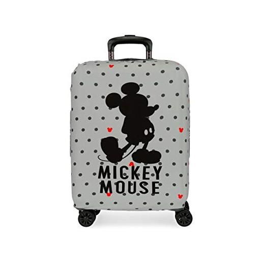 Disney copertura per valigia cabina mickey grigio