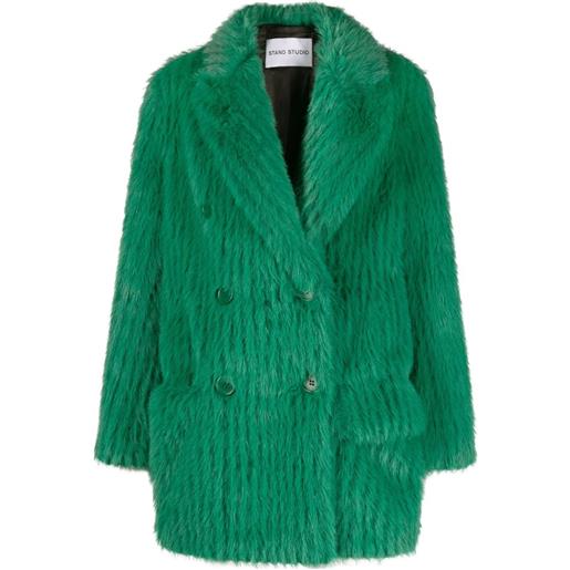 STAND STUDIO giacca zenni in finta pelliccia - verde