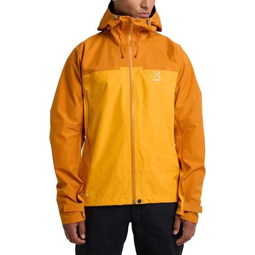 Haglofs roc flash goretex jacket giallo l uomo