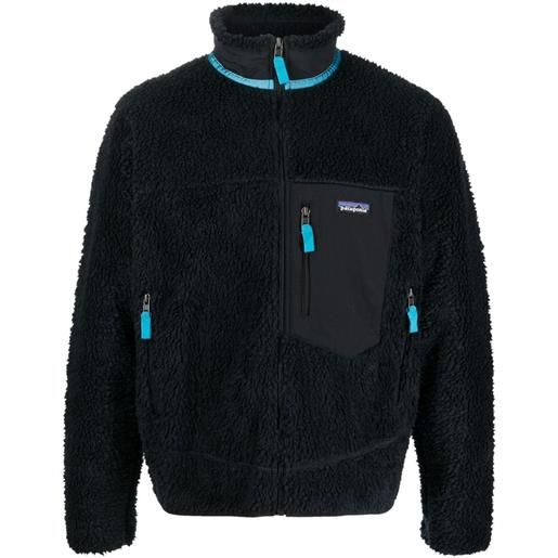 Patagonia giacca con applicazione - nero