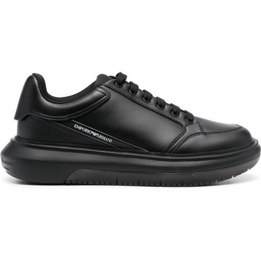 Emporio Armani sneakers con stampa - nero