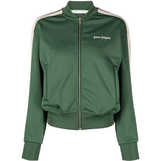 Palm Angels giacca sportiva con stampa - verde