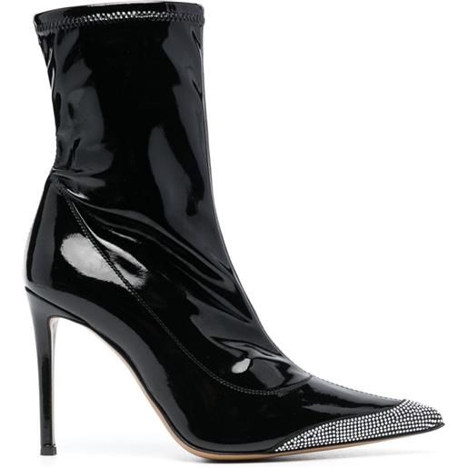 Alexandre Vauthier stivali con decorazione - nero