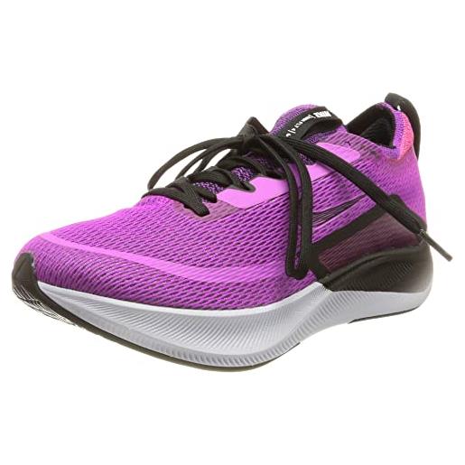 Nike zoom fly 4, sneaker donna, hyper violet/black-flash crimson, 37.5 eu