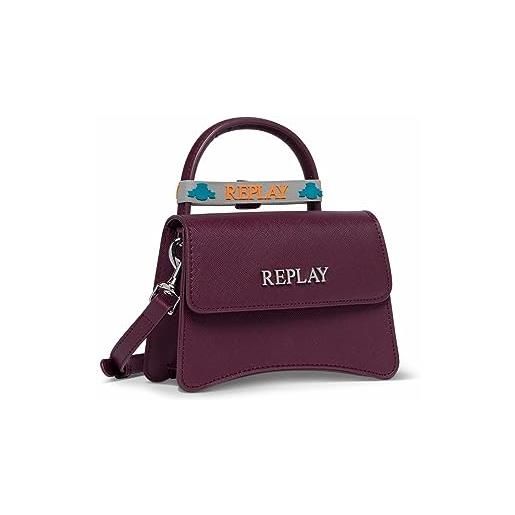 REPLAY fw3361.001. A0283, borsa a mano donna, blu (see weed 350), onesize