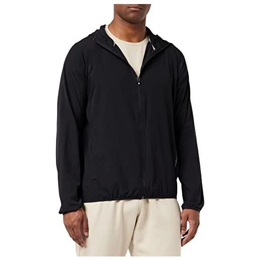 Champion outdoor c-tech hooded giacca, uomo, nero, l