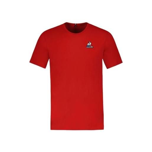 Le Coq Sportif ess tee ss n°4 m rosso electro t-shirt, xl unisex-adulto