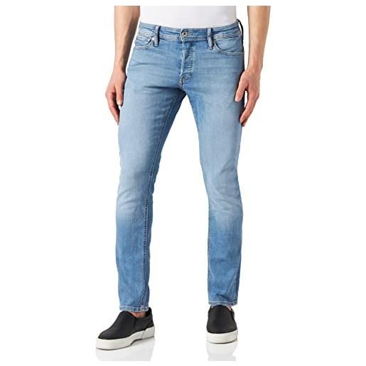 JACK & JONES jjiglenn jjoriginal sbd 805 noos jeans, blu denim, 33w x 34l uomo