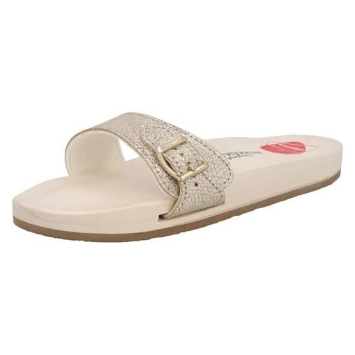 Berkemann sandali originali, zoccoli unisex-adulto, oro glitterato, 45 1/3 eu